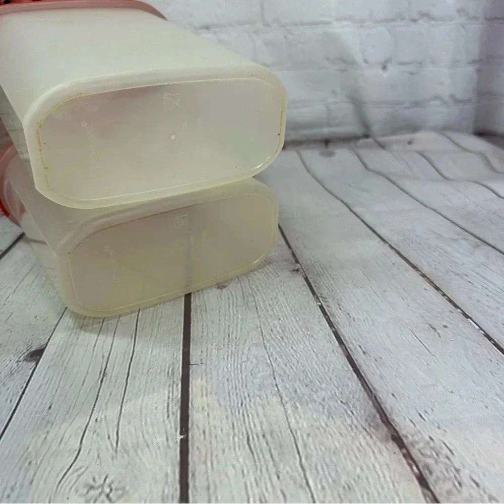 tupperware modular mate oval set of 2 vintage